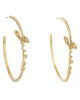 Guess Обици JUBE03 312JW Позлатено с жълто злато - Mera.bg