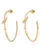 Guess Обици JUBE03 312JW Позлатено с жълто злато - Mera.bg