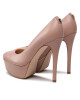 Guess Обувки на ток Cador FL8CDR LEA08 NUDE - Mera.bg