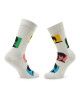 Happy Socks Дълги чорапи unisex The Beatles BEA01-1300 Бежов - Mera.bg