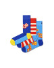 Happy Socks Комплект 3 чифта дълги чорапи мъжки XFOT08-6300 Цветен - Mera.bg