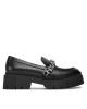 HUGO лоуфъри с дебела подметка Kris Loafer Broch 50513483 Черен - Mera.bg