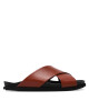 Inuikii Чехли Crossed 50106-007 Brown - Mera.bg