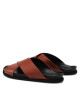 Inuikii Чехли Crossed 50106-007 Brown - Mera.bg