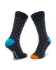 Jack&Jones Комплект 5 чифта дълги чорапи мъжки Jaccolorful Dots 12217619 Black/Navy Blaze - Mera.bg