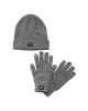 Jack&Jones Комплект шапка и ръкавици 12168383 Сив - Mera.bg