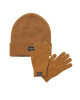 Jack&Jones Комплект шапка и ръкавици 12168383 Rubber 4087888 - Mera.bg