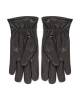 Jack&Jones Мъжки ръкавици Jacmontana Leather Gloves Noos 12125090 Черен - Mera.bg