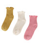 JENNY Къси чорапи 7KB-003-SS25 (3-pack) Жълт - Mera.bg