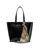 Just Cavalli Дамска чанта Chain Foulard 78RA4BH5 ZSB86 Черен - Mera.bg
