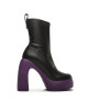 KARL LAGERFELD Боти KL33750 Black PU w/Purple - Mera.bg