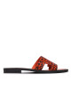 KARL LAGERFELD Чехли KL80404 Orange Lthr w/Black - Mera.bg