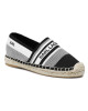 KARL LAGERFELD Еспадрили KL80175 White Knit Textile W/Black - Mera.bg
