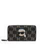 KARL LAGERFELD Голям дамски портфейл 245W3221 Черен - Mera.bg