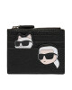 KARL LAGERFELD Калъф за кредитни карти A4W32079 Черен - Mera.bg