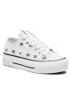 KARL LAGERFELD Кецове KL60415E White Canvas - Mera.bg