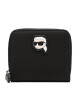 KARL LAGERFELD Малък дамски портфейл 230W3220 Черен - Mera.bg