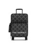 KARL LAGERFELD Самолетен куфар за ръчен багаж K/Monogram Jkrd 2.0 Trolley 236W3024 Сив - Mera.bg