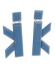 KARL LAGERFELD Обеци с клипс 221W3931 Blue - Mera.bg