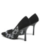 KARL LAGERFELD Обувки на ток KL30914D Glitter Mix Blk W/Sliver - Mera.bg