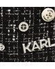 KARL LAGERFELD Раница 226W3080 Black/White - Mera.bg