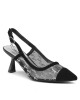 KARL LAGERFELD Сандали KL30817D Glitter Mix Blk W/Silver - Mera.bg