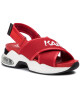KARL LAGERFELD Сандали KL61705 Red Knit Textile w/Black - Mera.bg