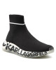 KARL LAGERFELD Сникърси KL63243 Black Knit Textile - Mera.bg