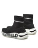 KARL LAGERFELD Сникърси KL63243 Black Knit Textile - Mera.bg