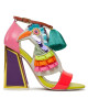 Kat Maconie Сандали Aya Flared Red/Cyber Grape - Mera.bg