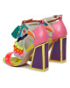 Kat Maconie Сандали Aya Flared Red/Cyber Grape - Mera.bg