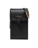 Kate Spade Калъф за телефон Pebbled Leather Ns Crssbdy K6376 Черен - Mera.bg