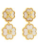 Kate Spade Обици Drop Ear KD306 Cream/Gold 100 - Mera.bg