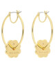 Kate Spade Обици Hoops KD312 Cream/Gold 100 - Mera.bg