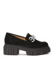 Kazar лоуфъри с дебела подметка Selvi 81913-02-00 Black - Mera.bg