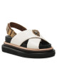 Kurt Geiger Чехли 225-Orson Cross Strap Sandal 9992241109 Bone - Mera.bg