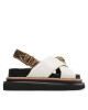 Kurt Geiger Чехли 225-Orson Cross Strap Sandal 9992241109 Bone - Mera.bg