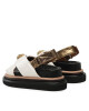 Kurt Geiger Чехли 225-Orson Cross Strap Sandal 9992241109 Bone - Mera.bg