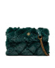 Kurt Geiger Дамска чанта Faux Fur Md Kensington 9317770999 Зелен - Mera.bg