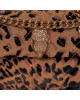 Kurt Geiger Дамска чанта 690-Mini Kensington Print 624439609 Кафяв - Mera.bg