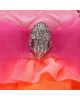 Kurt Geiger Дамска чанта 690-Ruffle Mini Kensington 9963057609 Pink Comb - Mera.bg