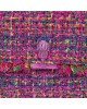 Kurt Geiger Дамска чанта 690-Tweed Lg Kensington Soft 647458609 Fushia Cmb - Mera.bg