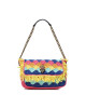 Kurt Geiger Дамска чанта Crochet Fringe Kensngton 9793369999 Розов - Mera.bg