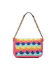 Kurt Geiger Дамска чанта Crochet Fringe Kensngton 9793369999 Розов - Mera.bg