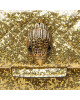 Kurt Geiger Дамска чанта Gliter Mini Kensington 8664761999 Gold - Mera.bg