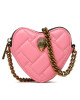 Kurt Geiger Дамска чанта Micro Heart Crossbody 9548498109 Pink - Mera.bg