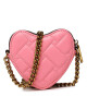 Kurt Geiger Дамска чанта Micro Heart Crossbody 9548498109 Pink - Mera.bg