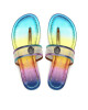 Kurt Geiger Джапанки Kensington Vinyl T-Bar 9797769979 Цветен - Mera.bg