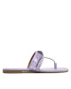 Kurt Geiger Джапанки Kensington Vinyl T-Bar 9797795979 Lilac - Mera.bg