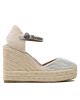 Kurt Geiger Еспадрили Mandy Espadrille Wedge 9798910609 Бял - Mera.bg